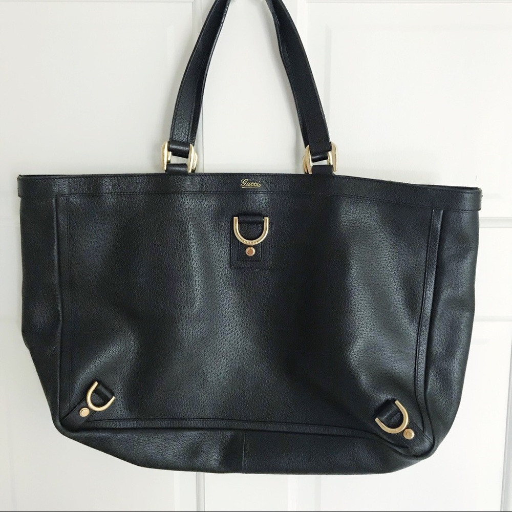 Gucci Leather Abbey Tote